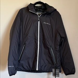NWT Hooded Black Eddie Bauer Evertherm Jacket